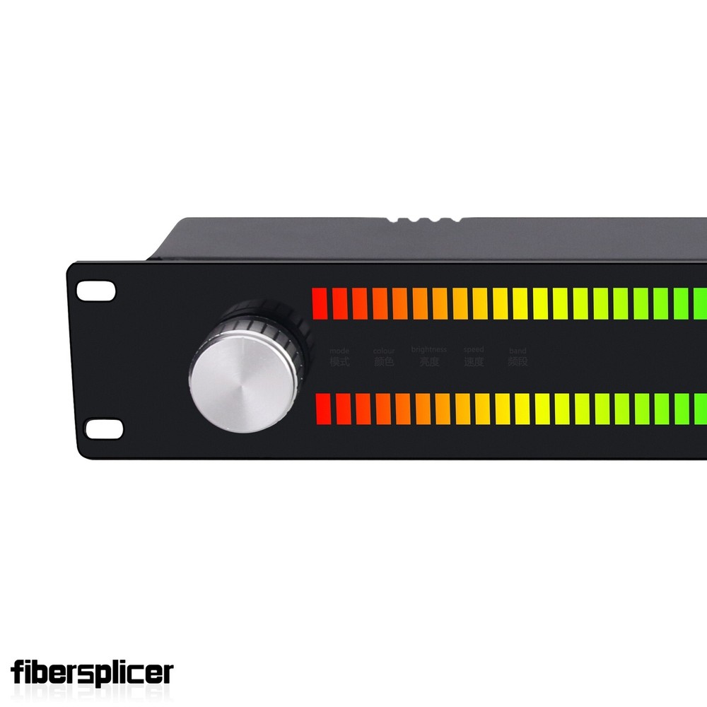 LED64X2 128-LED Music Spectrum Display Light VU Meter Voice Control&Wired Input