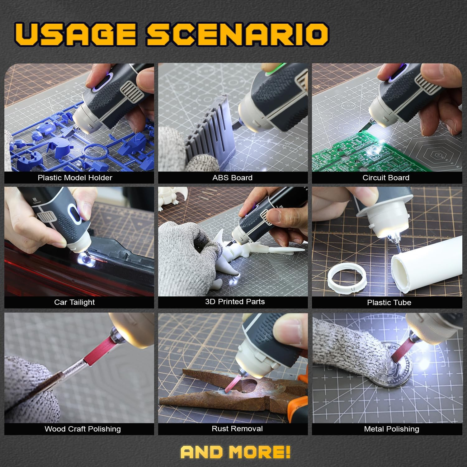 Wireless Ultrasonic Cutter, 40kHz Vibration & 2 Cutting Modes, Includes 50 Repla