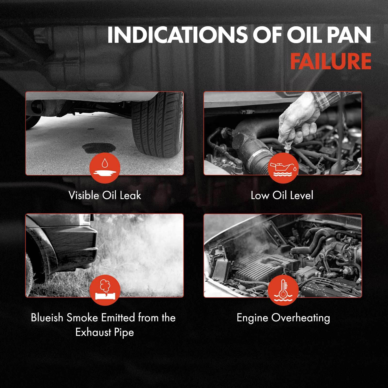 Engine Oil Pan w/ Gasket for Chevy Silverado GMC Sierra 1500 LS 4.8 5.3 6.0 6.2L
