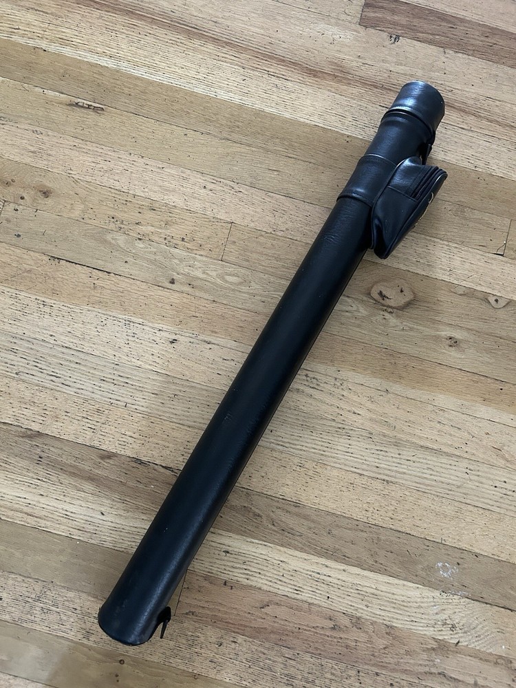 Viper Q-Vault Cue Stick Case No Strap Light Stain Zipper Pull Missing