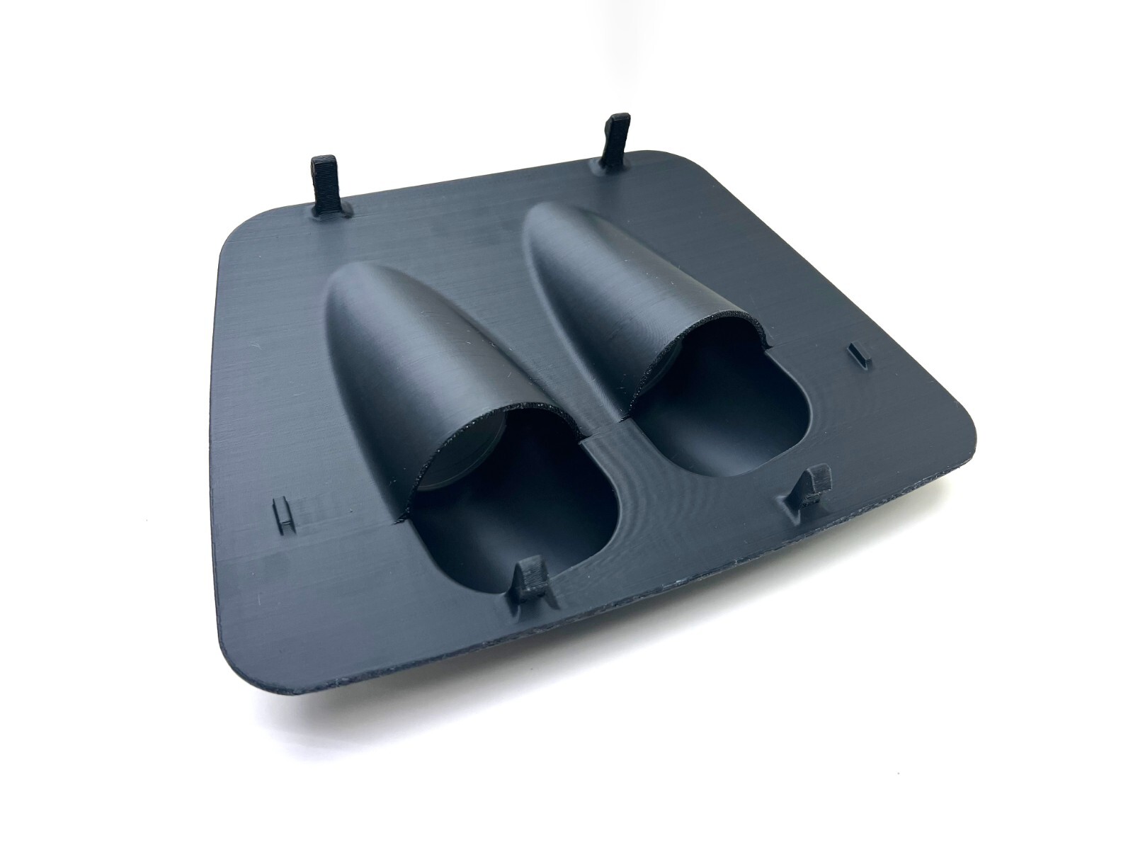 DUAL CENTER GAUGE PODS -2002-2007 Subaru WRX STI Impreza Gauge Pods - ABS Black