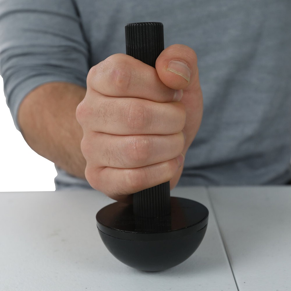 CanDo Wrist/Forearm Exerciser, X-Small, Black, Handle and Ball