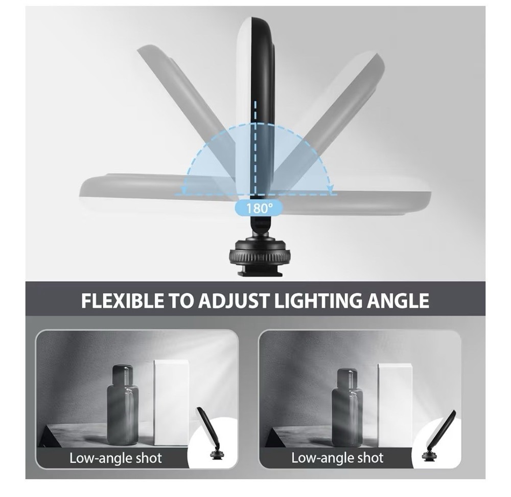 Smartphone Compatible Wireless Shutter Handle with Customizable Illumination