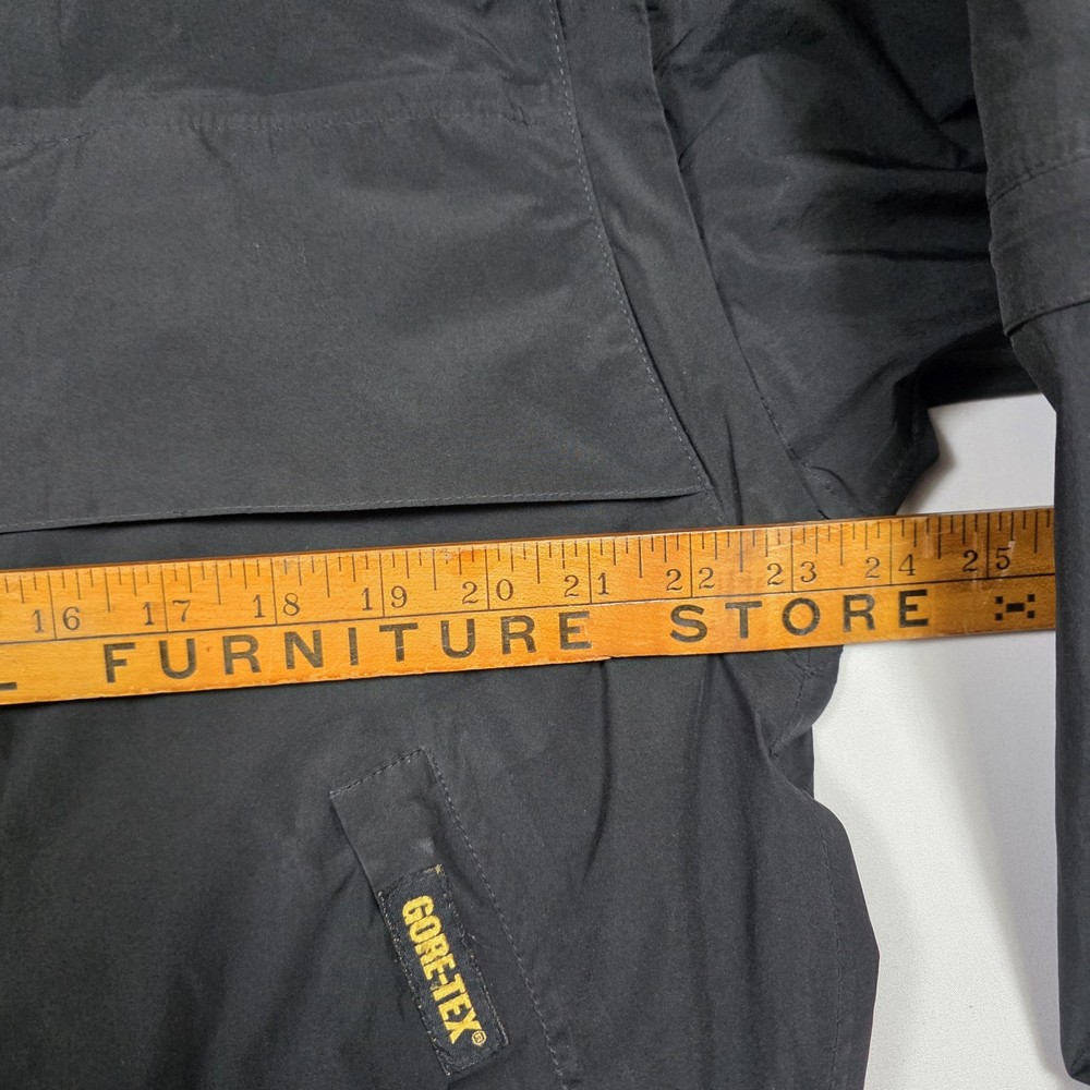 Zero Restriction Black Gore-Tex Golf Jacket Zip Off Sleeves Men Medium