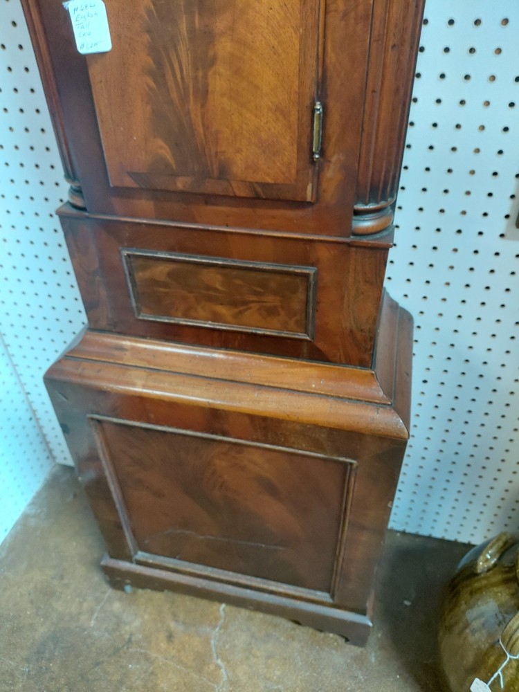 19TH CENTURY MAHOGANY TALL CASE CLOCK