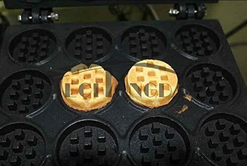 Electric Commercial Mini 16 Pcs Waffle Maker Bubble Waffle Iron Machine 110V