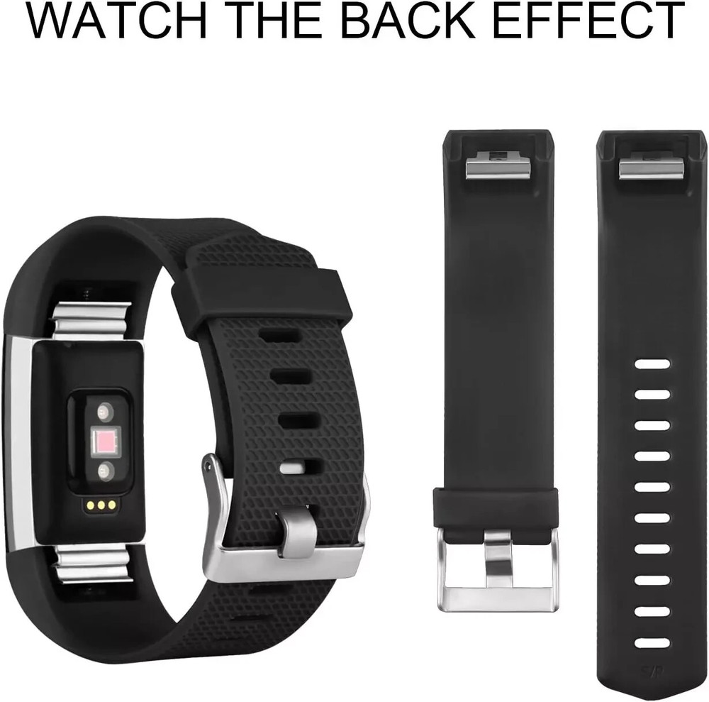 2 Pack Bands Compatible with Fitbit Charge 2, Classic & Special Edition Replacem