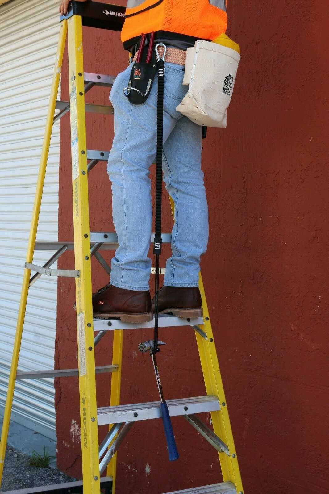 New Tool Lanyard Shock Absorbing with Carabiner 15lb Weight Capacity New Safety