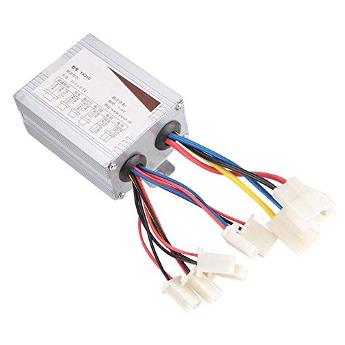 Brushed DC Motor Speed Controller, Smooth Adjustable Throttle Grip for Scooter