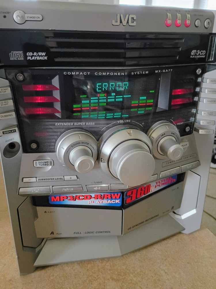 JVC MX-GA77 Compact Component System (Parts Only)