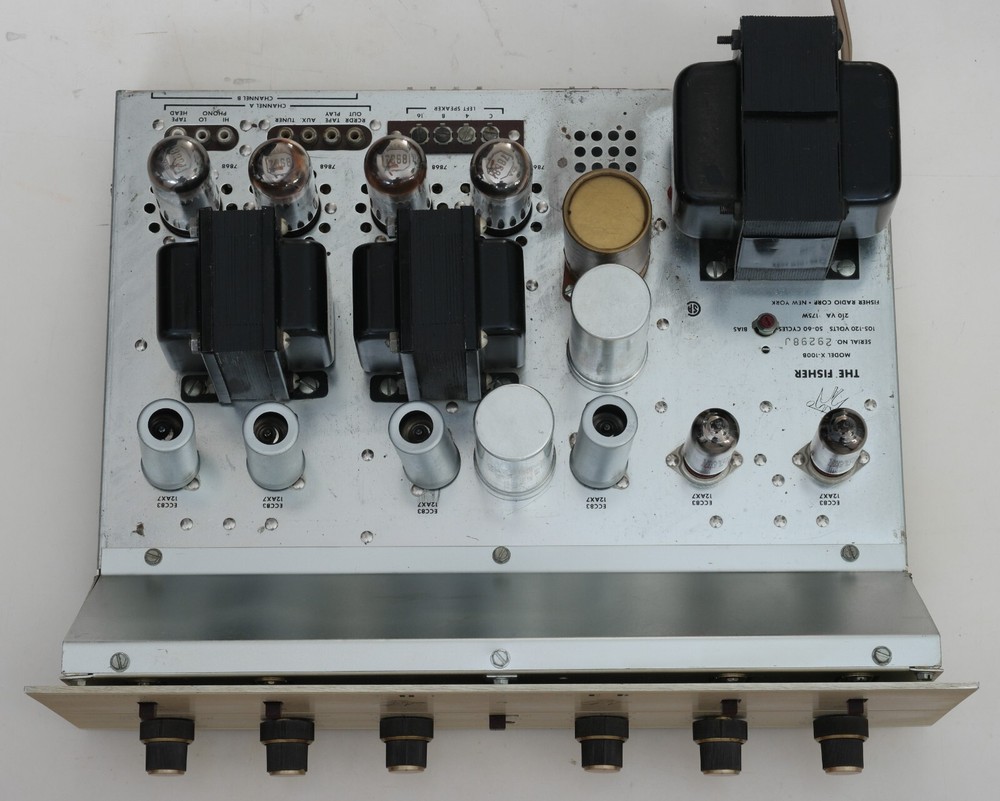 Fisher X-100-B Stereo Master Control Amplifier : Good Working Condition!!!
