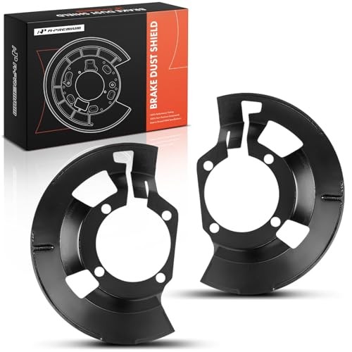 Front Driver & Passenger Side Brake Dust Shield Front Left and Right