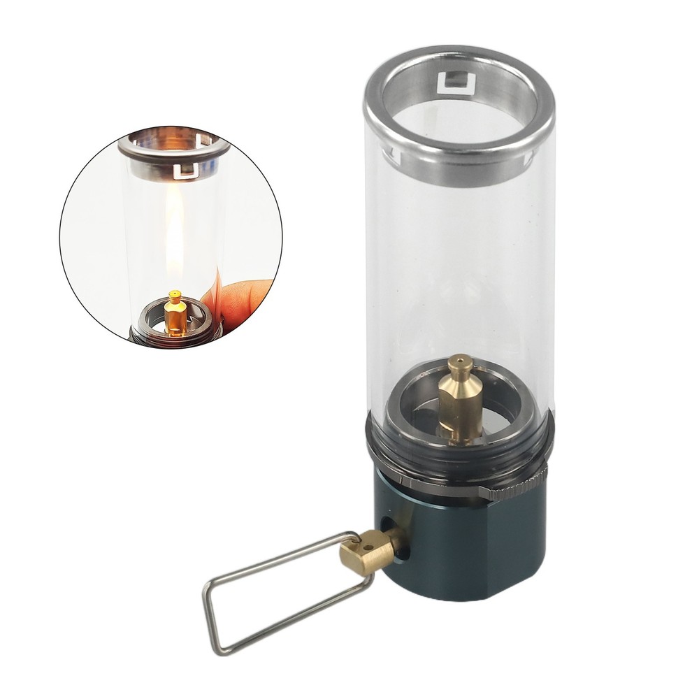 Efficient Camping Gas Lantern with Both Butane and Propane Compatibility