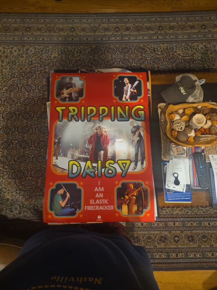 Tripping Daisy I Am An Elastic Firecracker 24x36 Orig CD/Album Promo Poster
