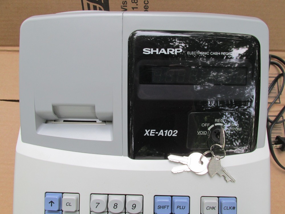 Sharp XE-A102 Electronic Cash Register BEEPS