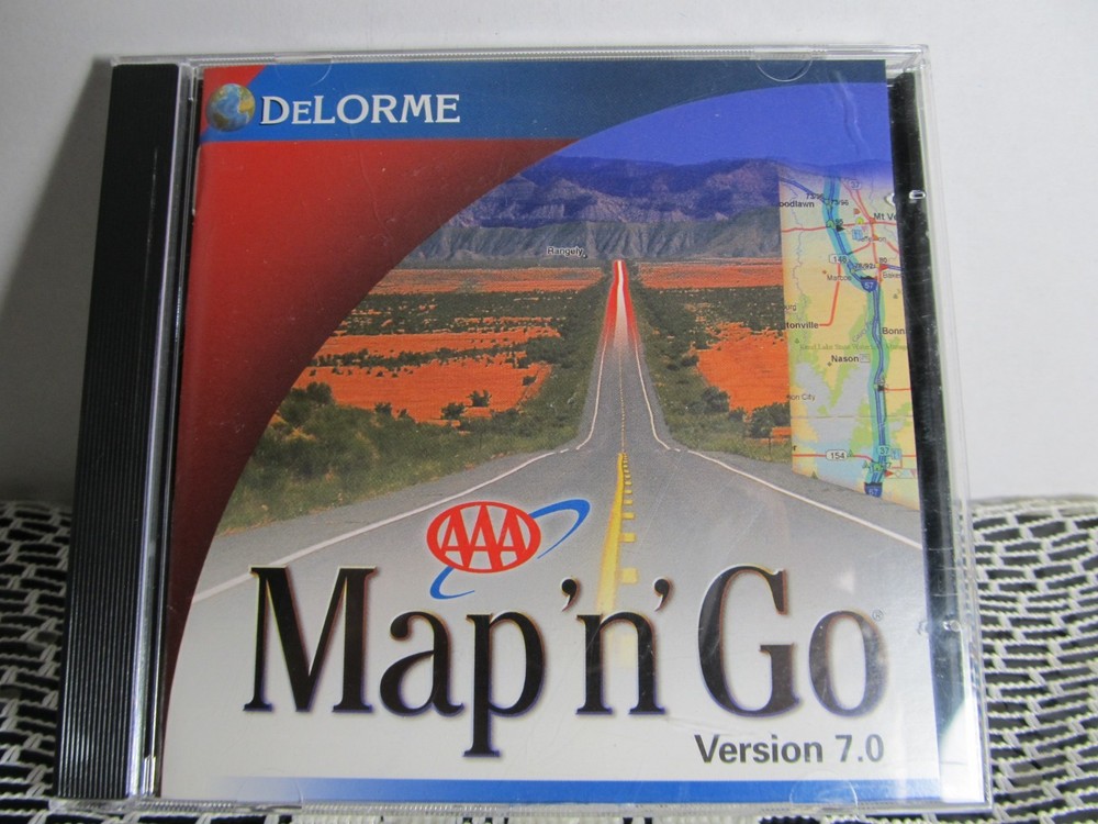 DeLorme Map 'n' Go Version 7 for Windows 95/98 or windows 2000 VGUC !