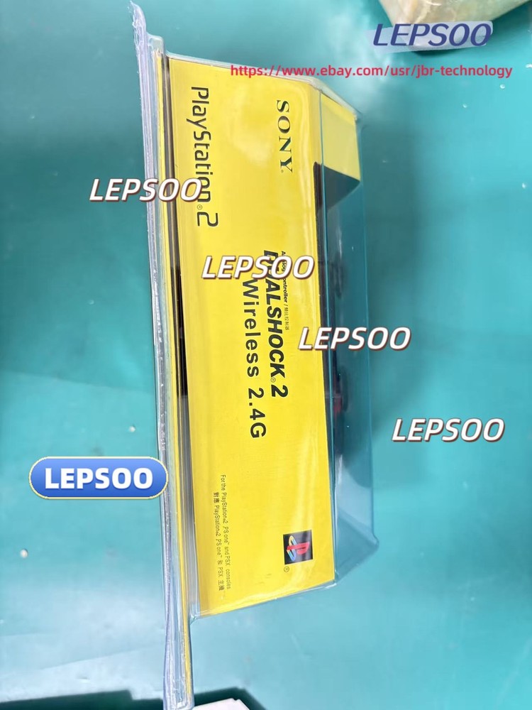 1PCS OEM-Wireless Controller for Playstation 2 PS2-Black-***