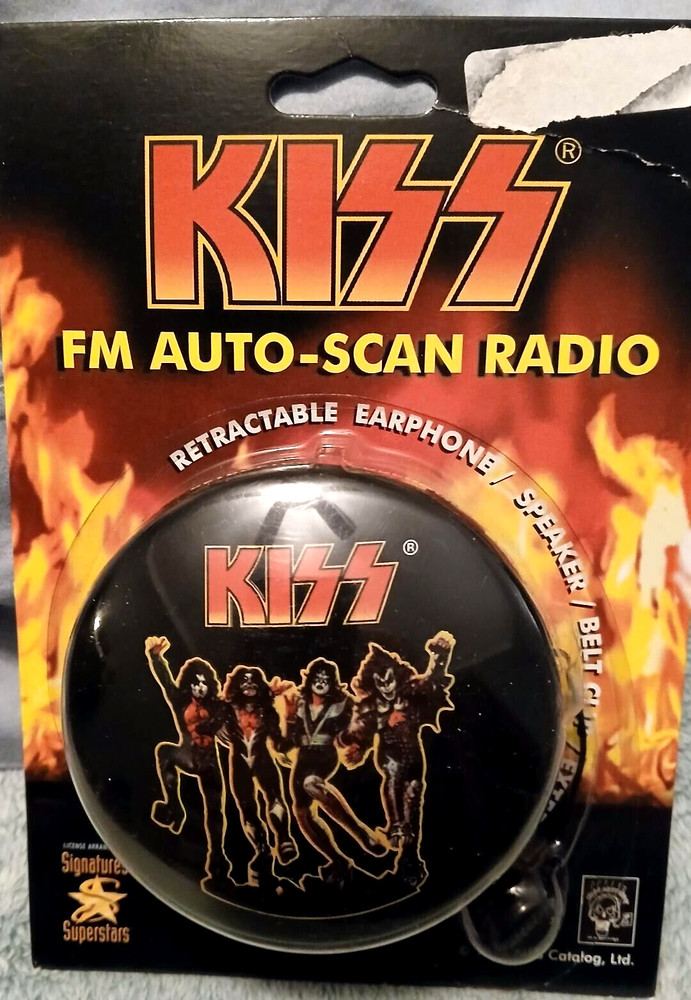 Vintage 1998 KISS Destroyer FM Auto-Scan Radio NEW