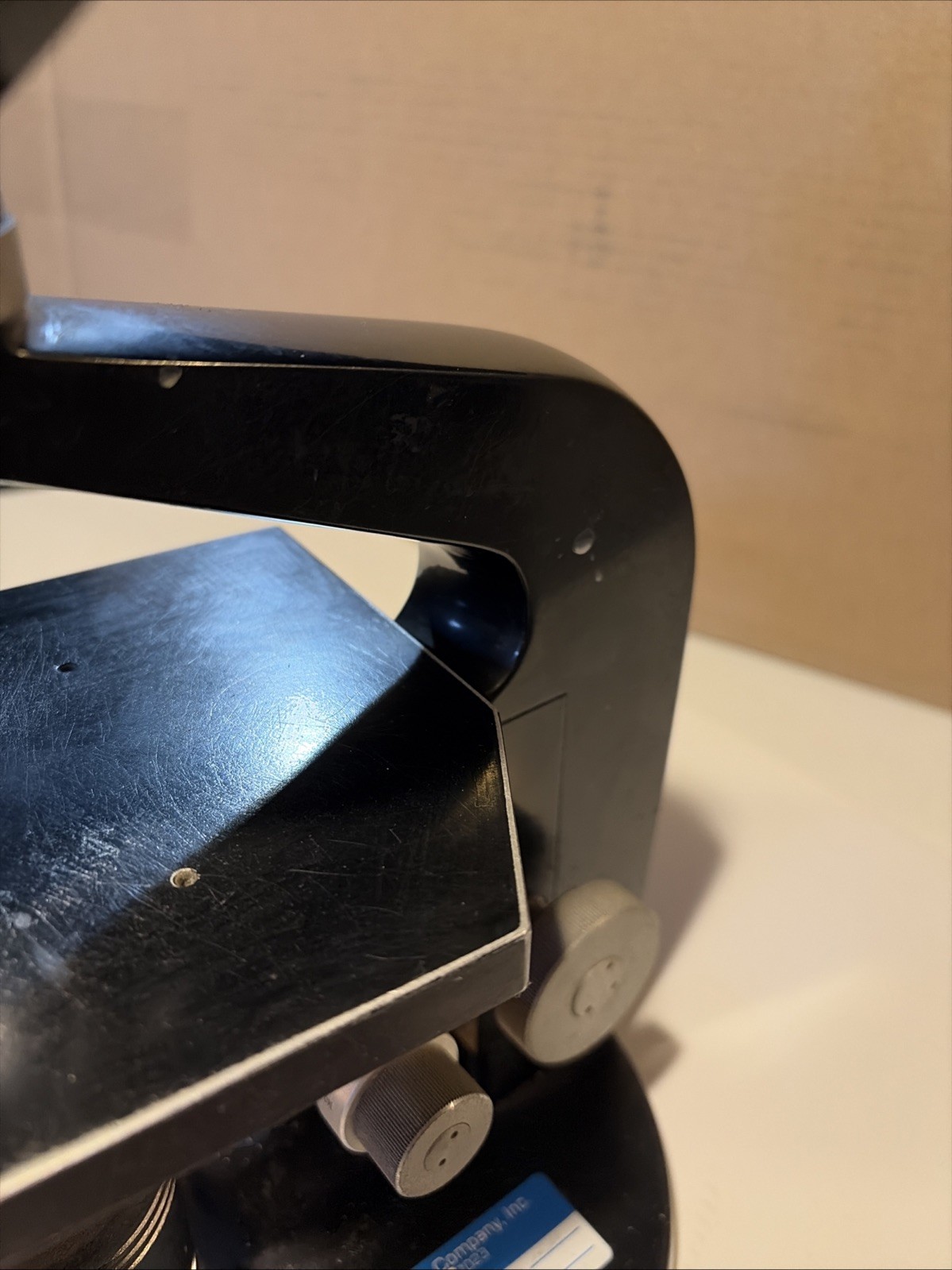 Vintage Nikon (Nippon Kogaku) 62437 Microscope Missing 3 Lens Light Works