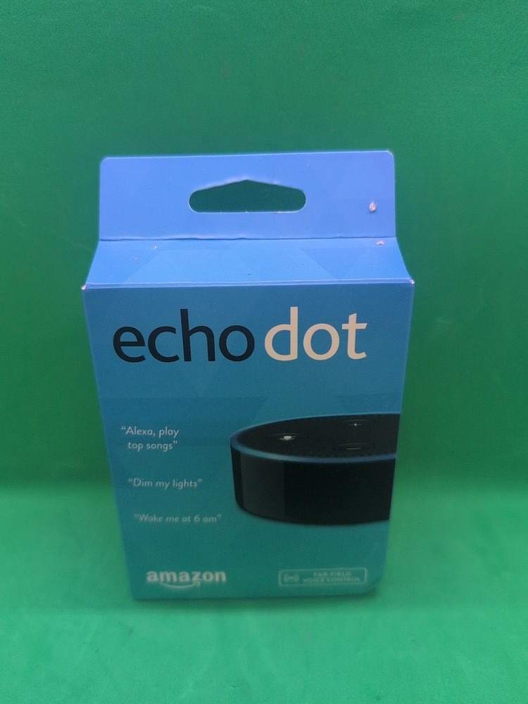 Amazon Echo Dot Alexa-Enabled Bluetooth Smart Speaker 2nd Generation Sealed (LY)