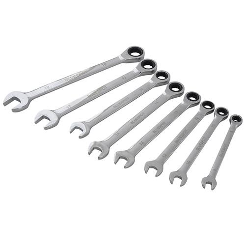 BlueSpot Tools Ratchet Spanner Set, 8 Piece B/S04310