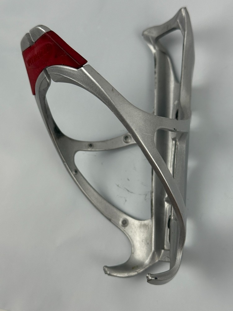 Vintage Specialized Water Bottle Cage Plastic Silver