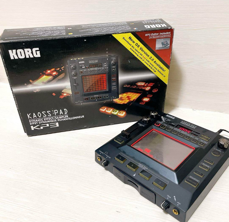 Korg KP-3 KAOSS PAD Dynamic Effect Sampler Sequencer Used Japan Tested