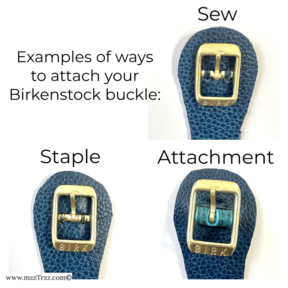 Shoemaking - Birkenstock - Hardware - Buckles - Silver