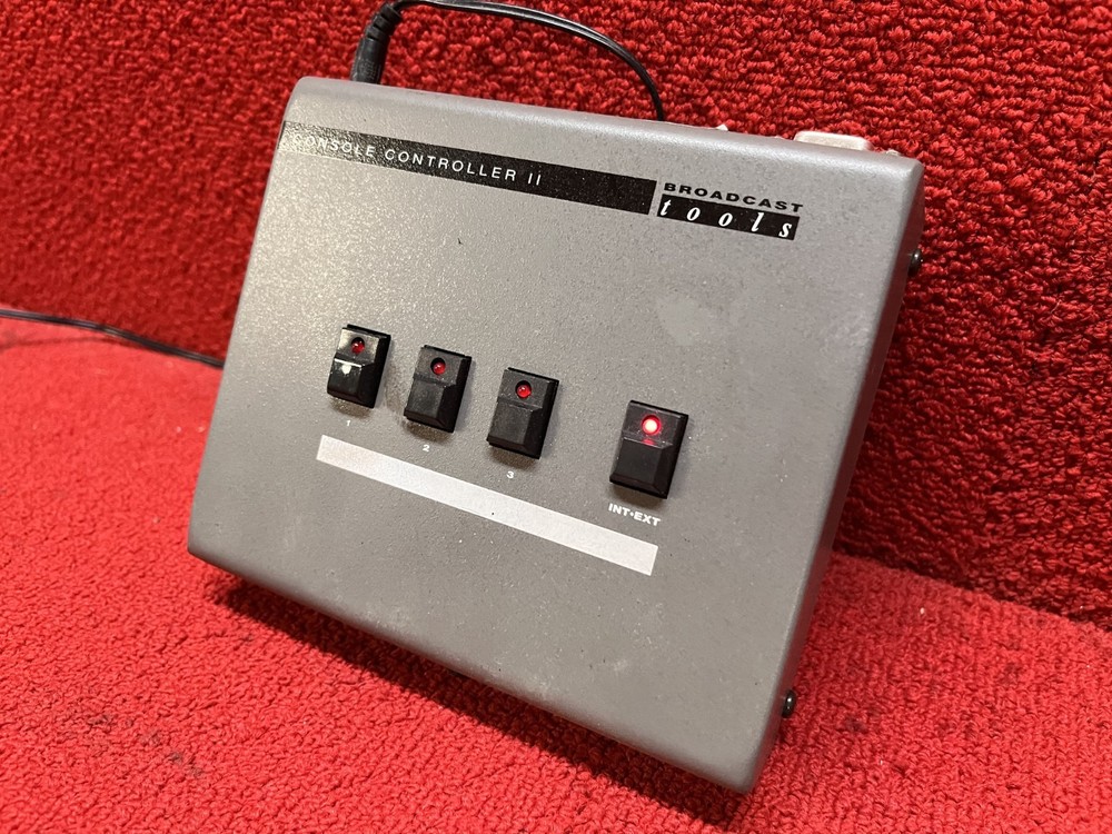 Used Gray Broadcast Tools Console Controller II Tested Works Good Condition