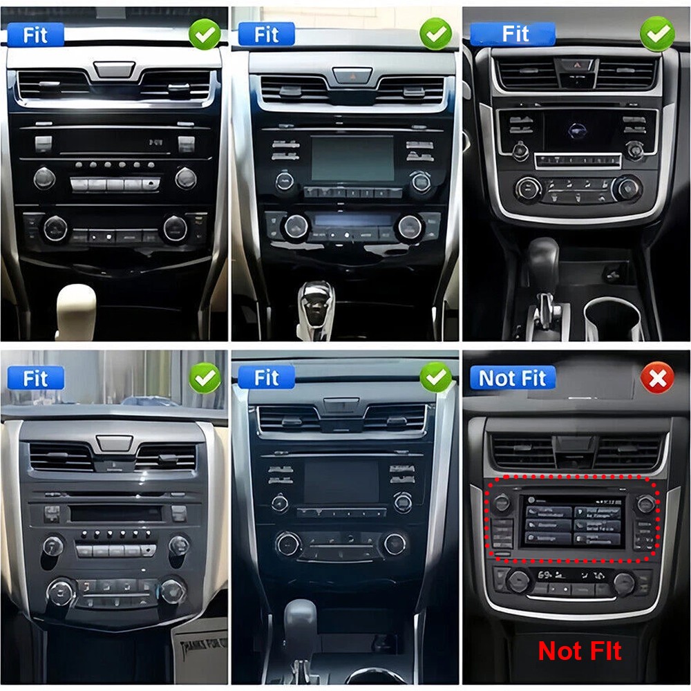 For 2015 2016 2017 Nissan Altima Radio GPS Stereo Apple CarPlay & Android Auto