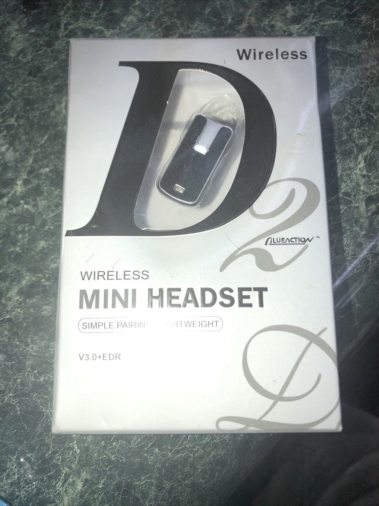 BlueAction Wireless Mini Headset New in Box