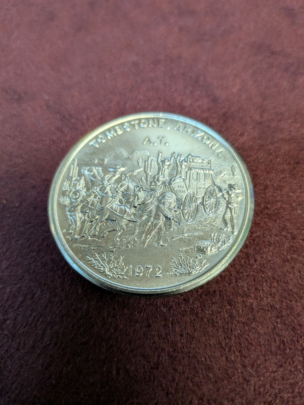 1972 Tombstone Arizona Commemorative Coin