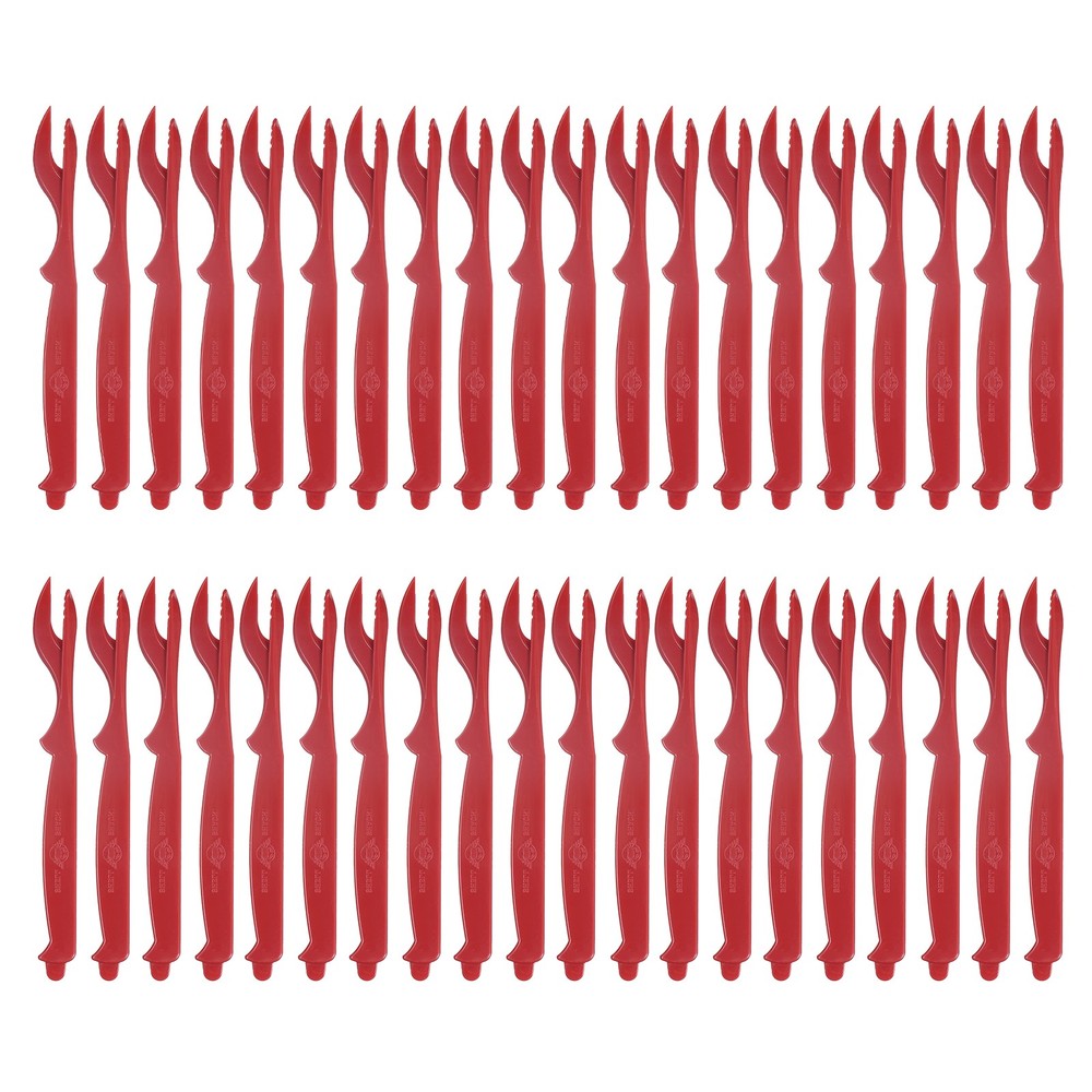 40Pcs Crusher Forks/Bits Crusher Wholesale (Red)