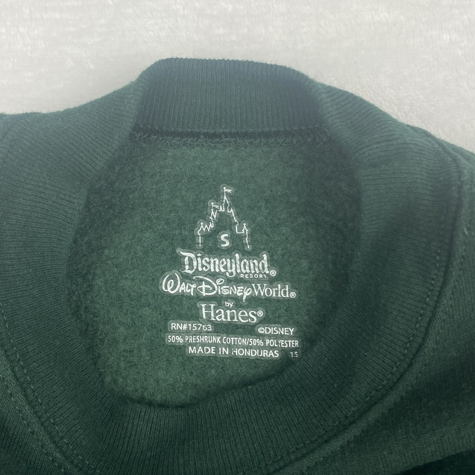 Disney Mickey Mouse Graphic Sweater Adult Small Green Sweatshirt Pullover