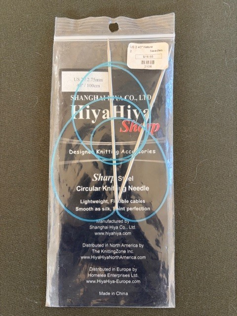Hiya Hiya Sharp Circular Knitting Needles - pick size