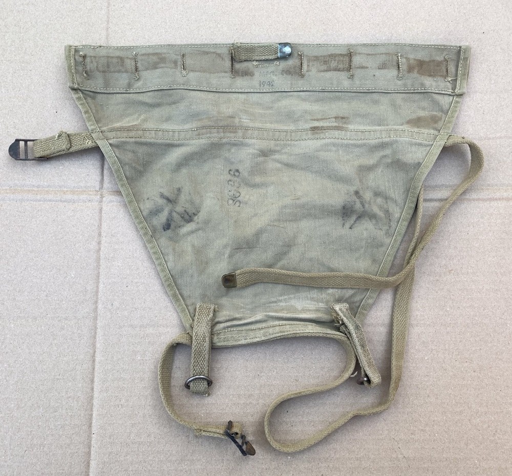 Original WWII US M1928 Haversack Extender Tail 1942 Dated
