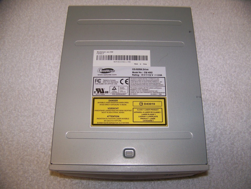 OptoRite MN CW 4002 IDE CD Internal 5.25 Drive Tested