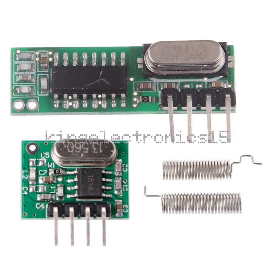 1PCS 433Mhz Superheterodyne RF Receiver and Transmitter Module For arduino