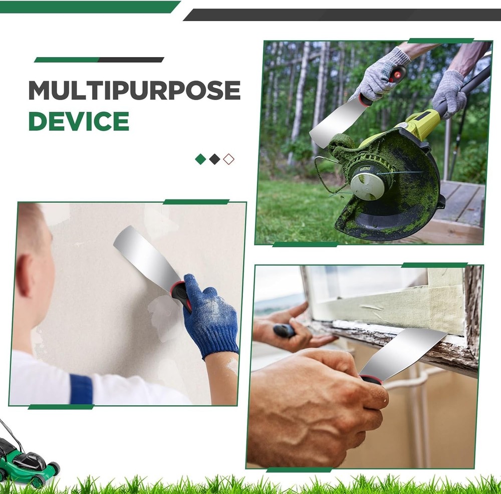 Lawn Mower Deck Scraper 4 Pack Stainless Steel Heavy Duty Scraper Tool