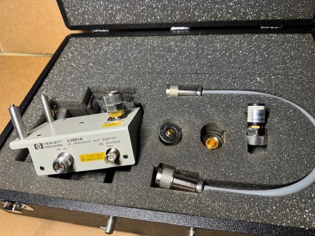 Hewlett Packard 43961A RF Impedance Test Kit With Case