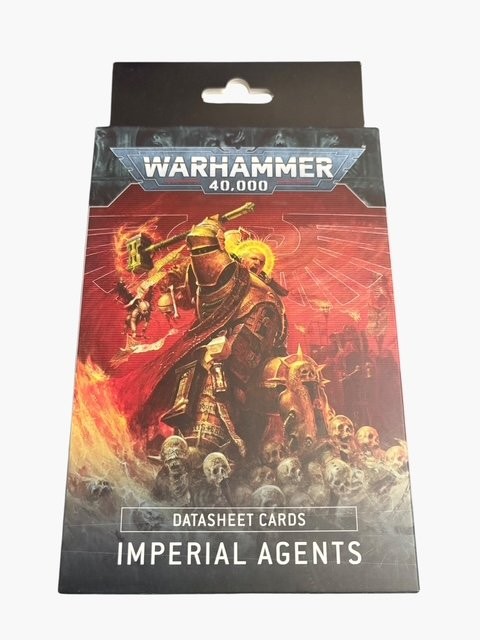 Warhammer 40K Imperial Agents Datasheet Cards Games Workshop 68-27 PREOWNED