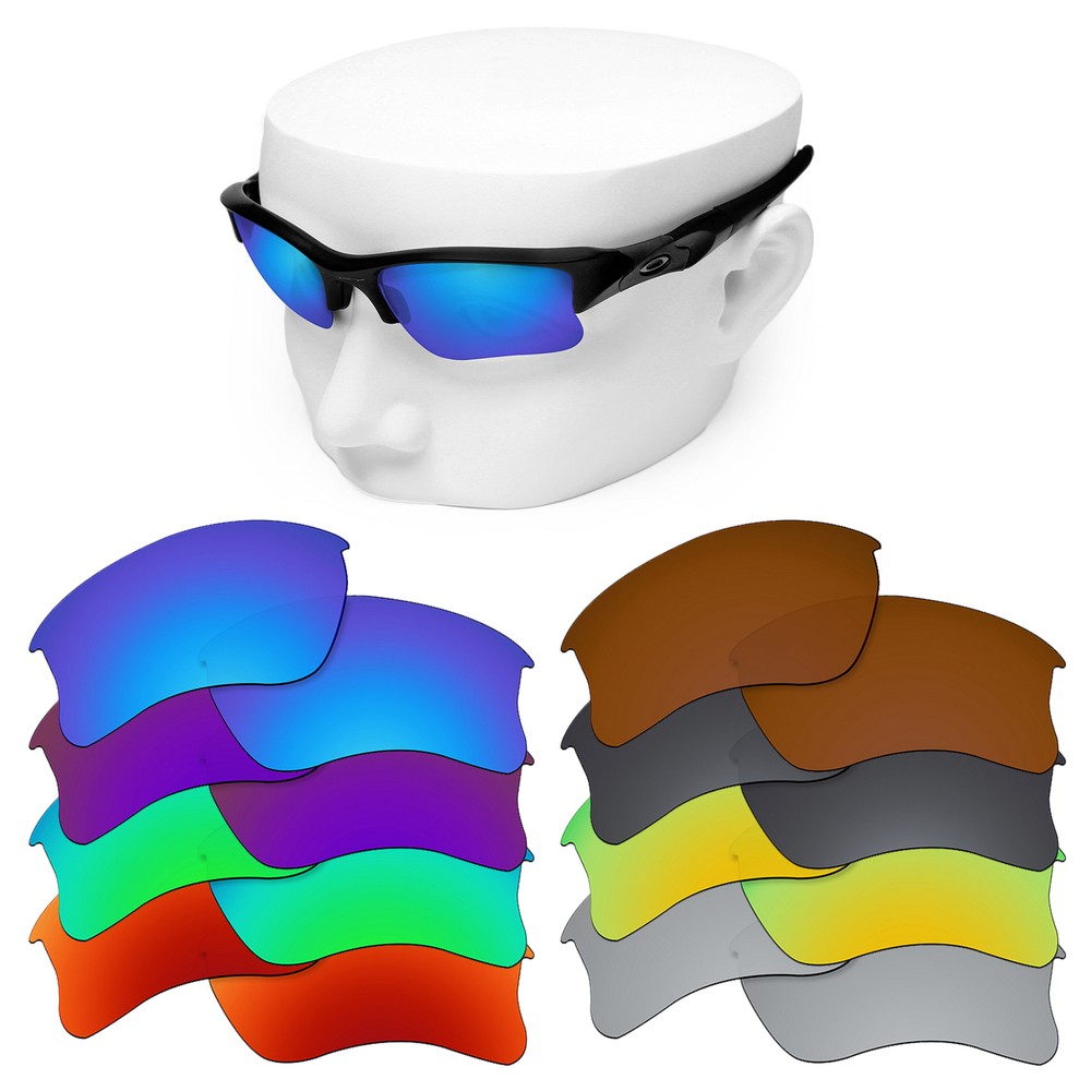 Max.Shield Anti-Scratch Polarized Lenses for-Oakley Flak Jacket XLJ Frame