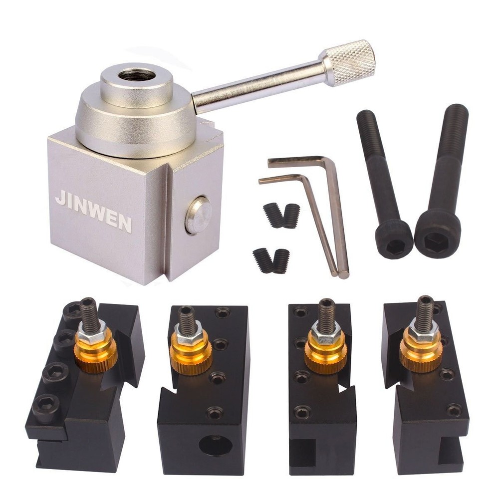 JWGJW 120034 Tooling Package Mini Lathe Quick Change Tool Post & Holders Multifi