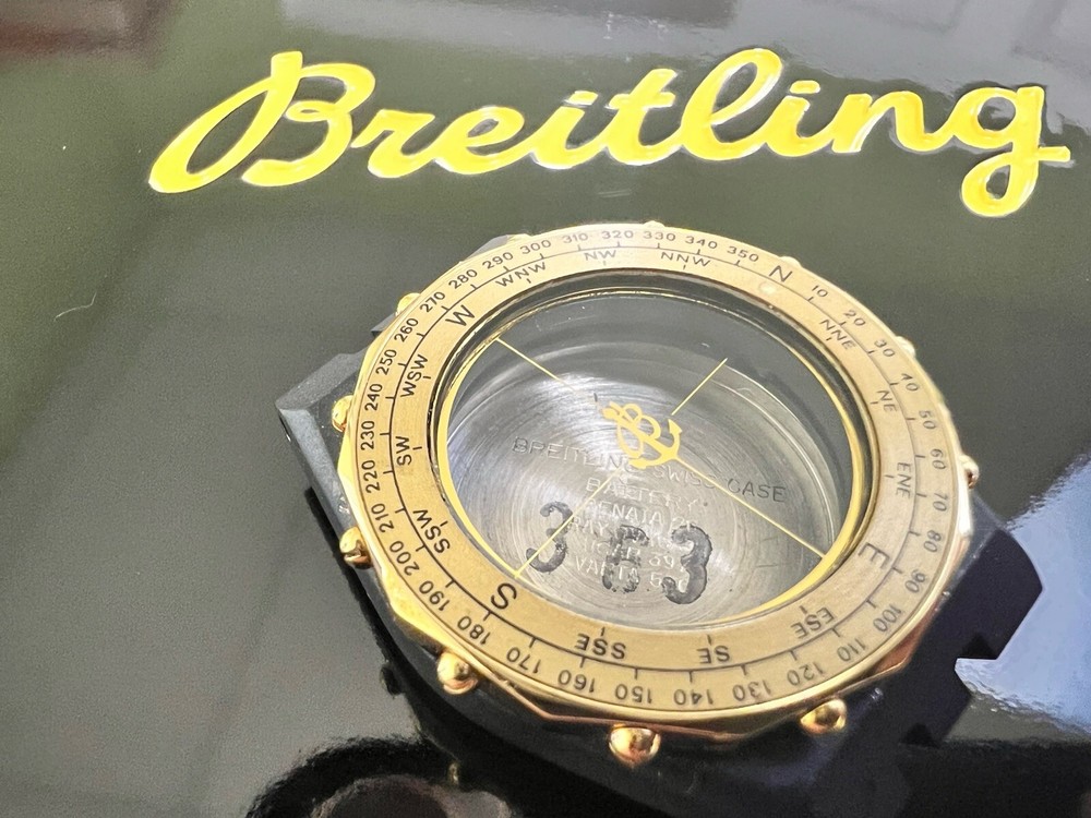Mid 80's CASE Breitling Eric Tabarly Black Colab. Ref. 80790 28mm