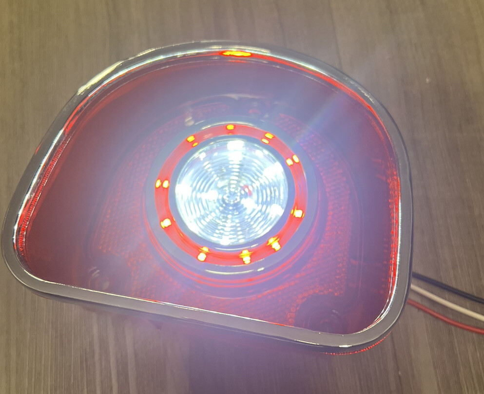 1968 68 GM Impala LED Version Standard Tail Lamp Backup Reverse Light Lens Set