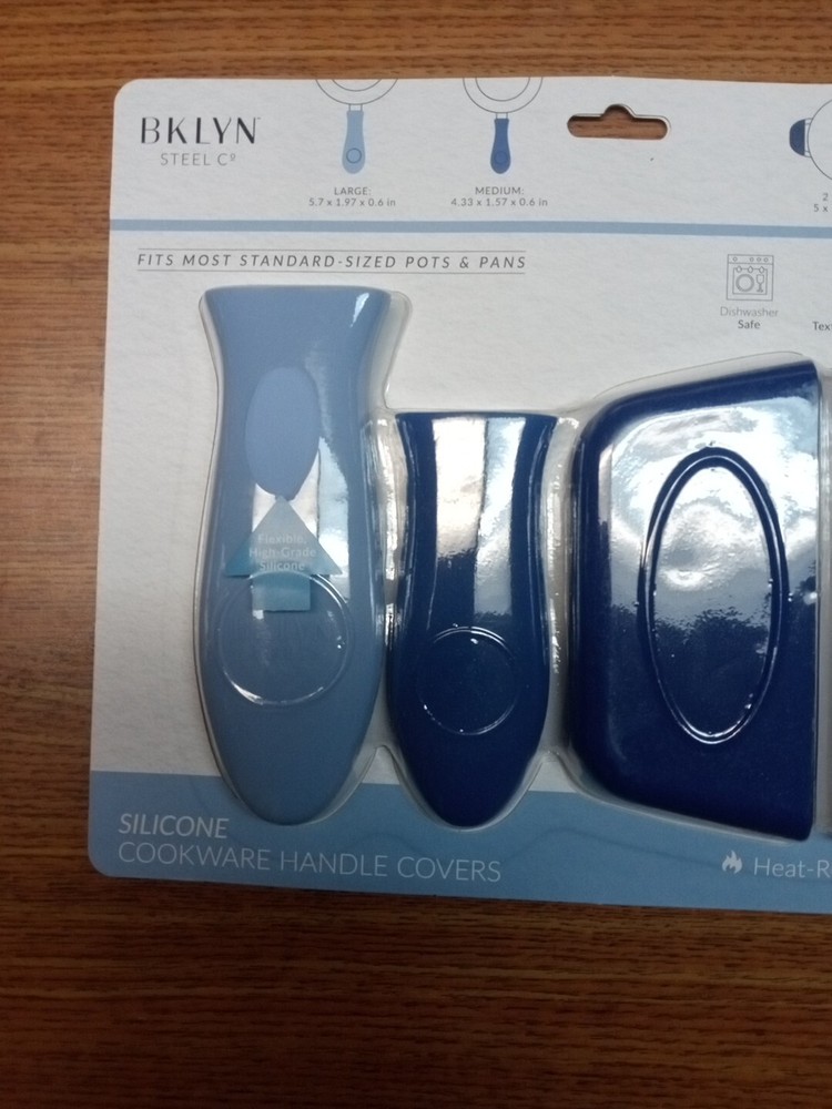 BKLYN Steel Co silicone cookware handle covers