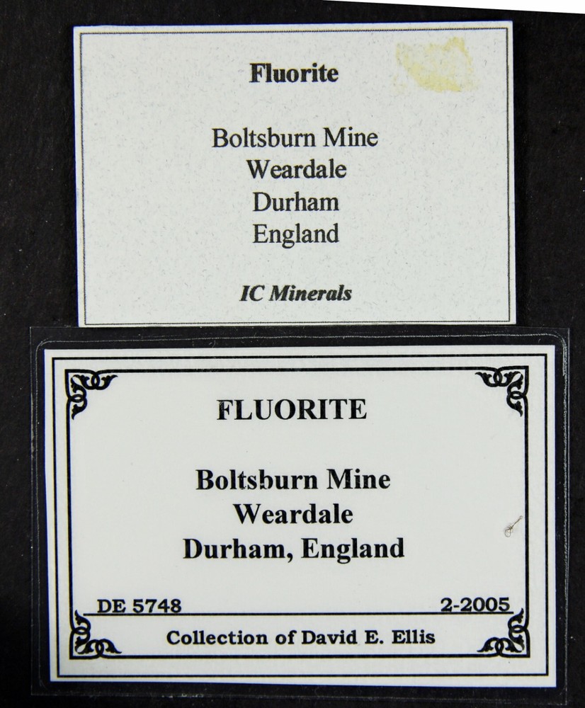 Fluorite - Weardale - ex Ellis