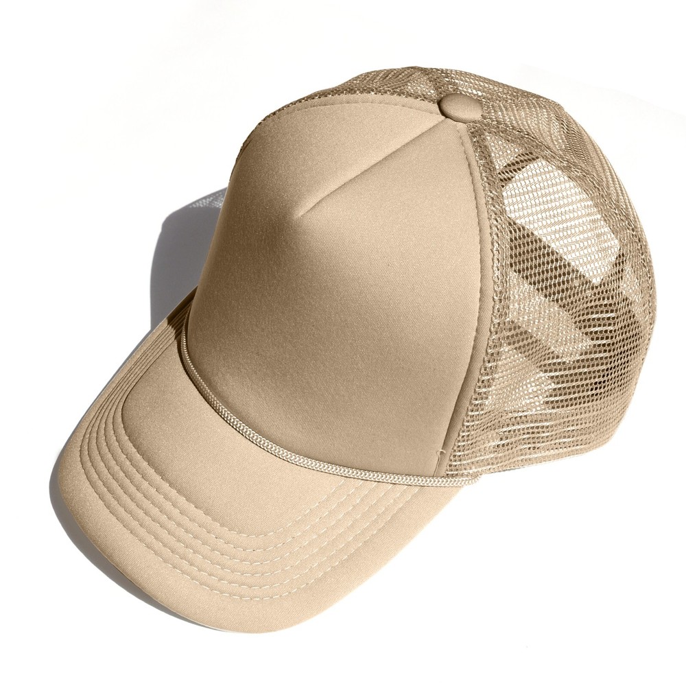 Trucker Hat Foam Mesh Baseball Cap Snapback Adjustable Plain Solid Men Hats Caps