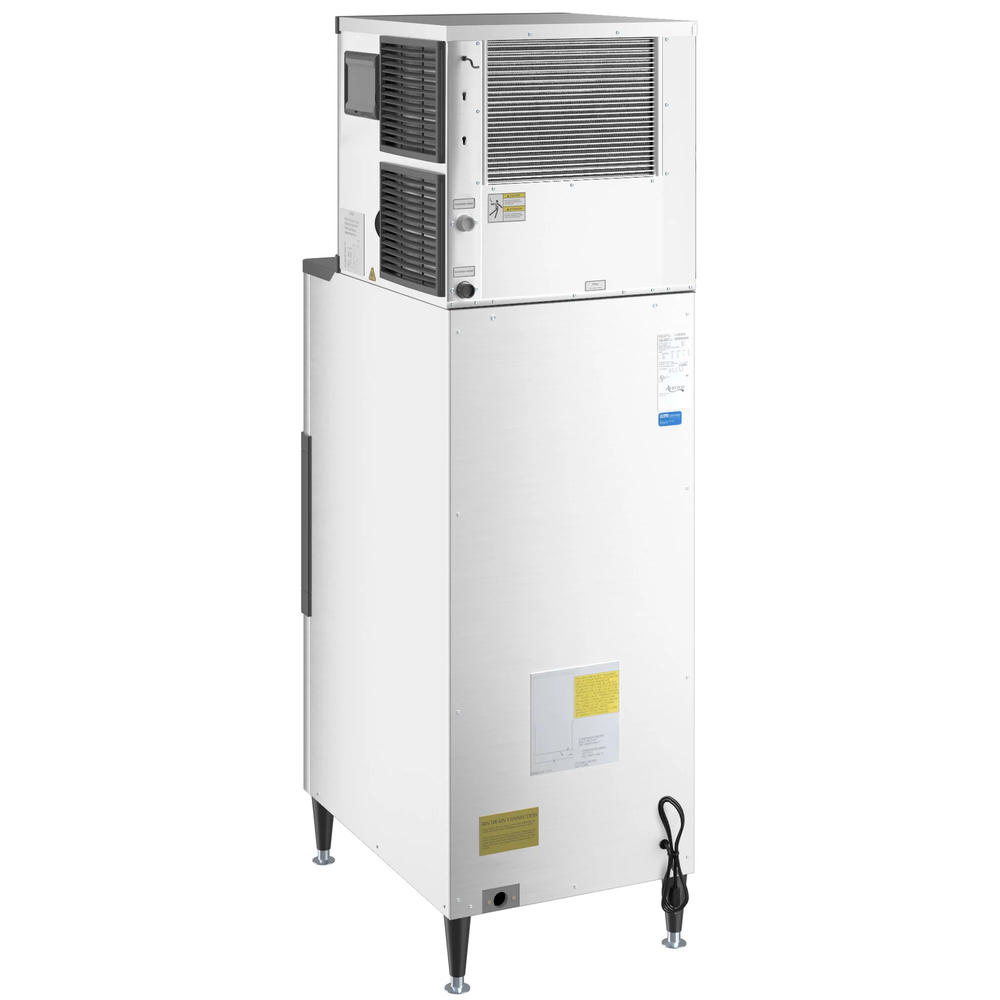 22" Air Cooled Modular Half Cube Ice Machine with Ice Dispenser - 350 lb.