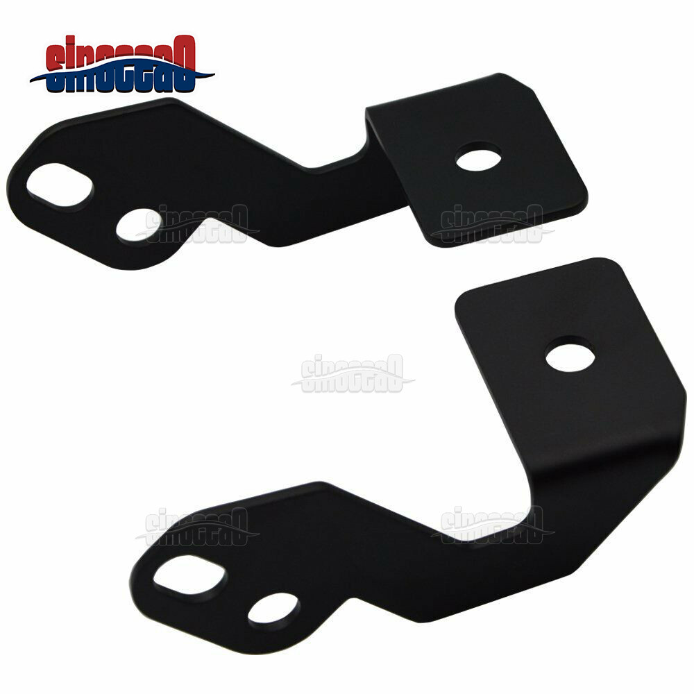 2PCS Side Cage A-Pillar Fog Light Pod Mount Brackets For Polaris RZR XP 1000 900